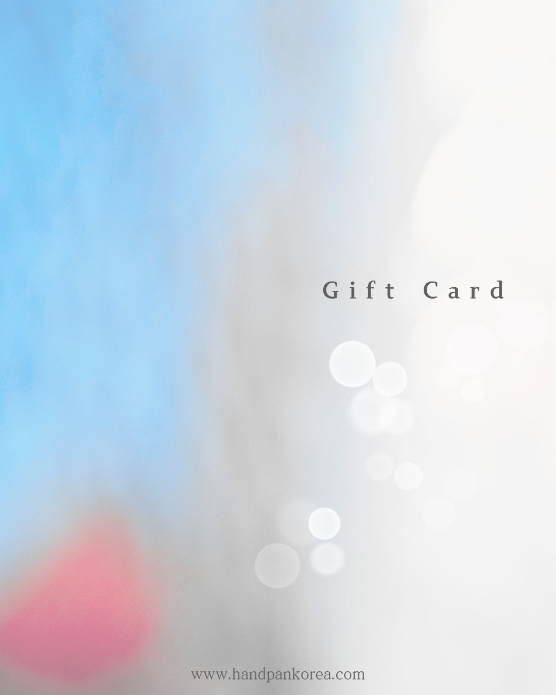 Handpan Korea Gift Card