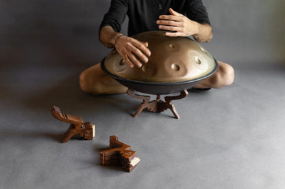 핸드메이드 원목 핸드팬 스탠드  | 핸드팬 바닥 거치대