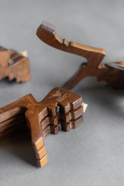 핸드메이드 원목 핸드팬 스탠드  | 핸드팬 바닥 거치대