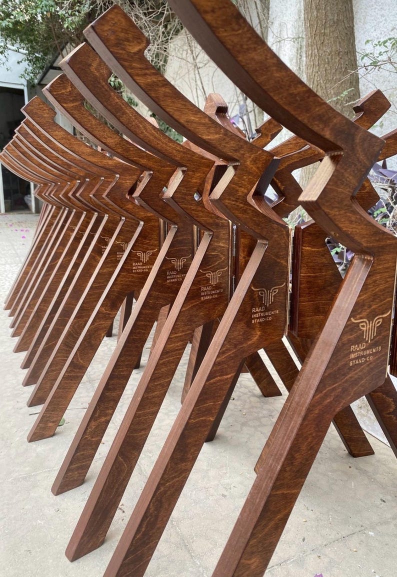 핸드메이드 원목 핸드팬 스탠드