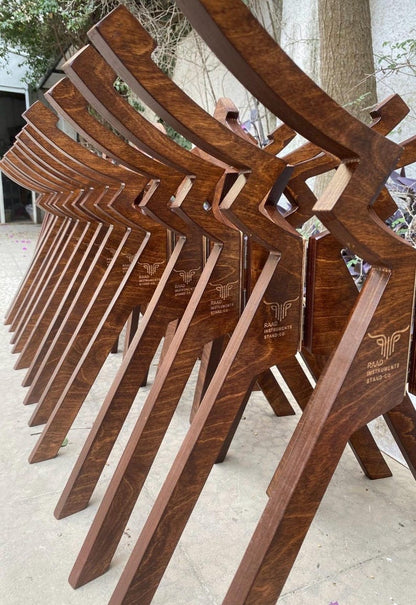 핸드메이드 원목 핸드팬 스탠드