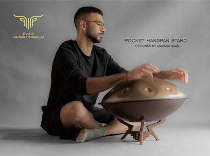 핸드메이드 원목 핸드팬 스탠드  | 핸드팬 바닥 거치대