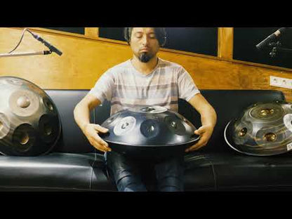Opsilon 핸드팬 | D minor 13 notes with PU Case & Cleaner